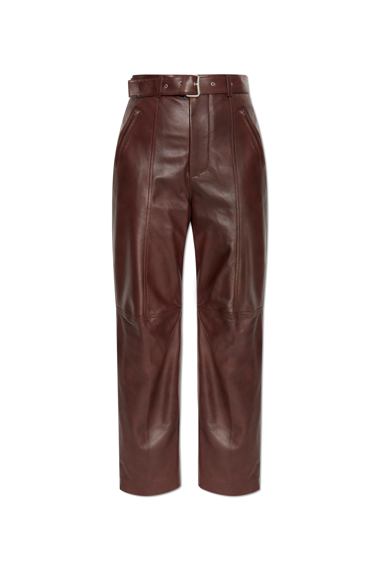Brown Leather trousers Bottega Veneta - Vitkac AS